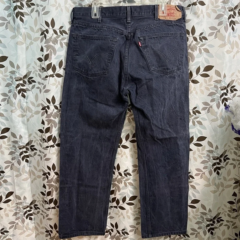 Vintage Levi's 501 XX Jeans Men's 36x29 Blue Purple Faded Y2K Button Fly